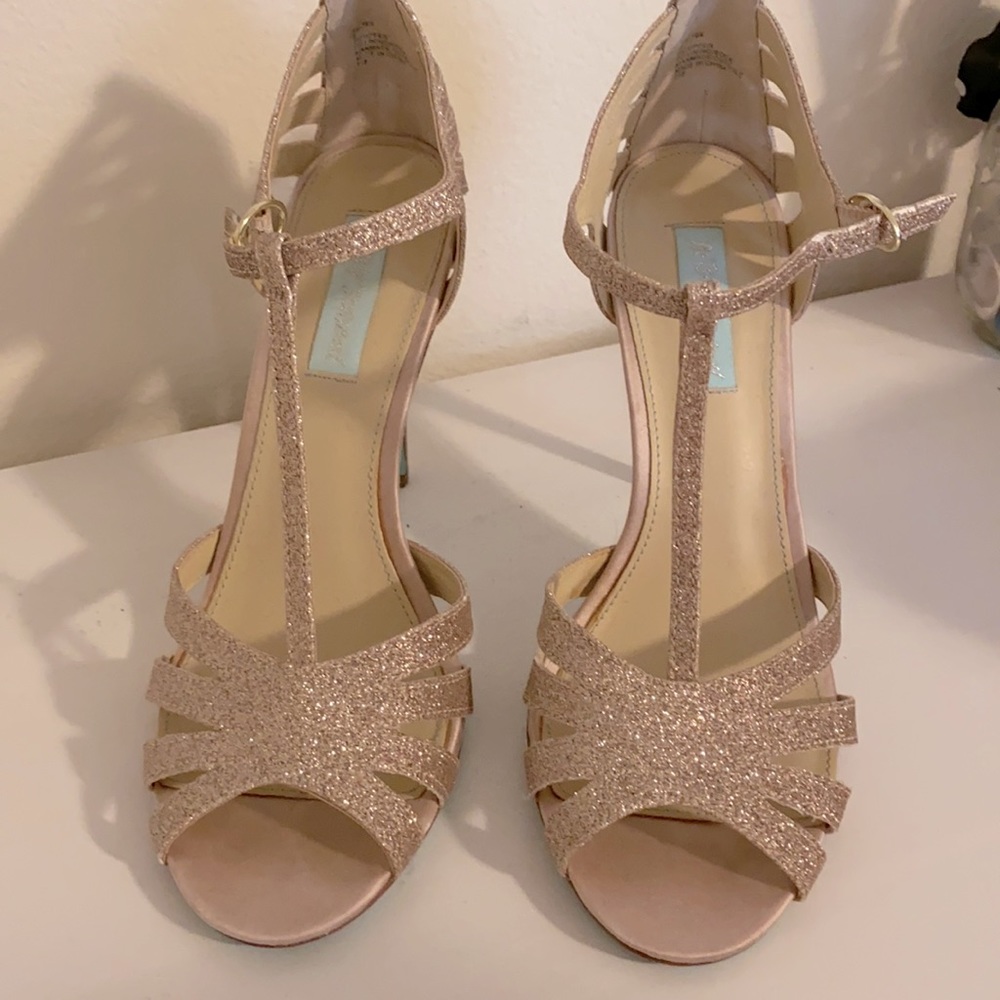 Womens T-strap heels